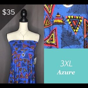 LuLaRoe Azure A-Line Skirt 3XL NWT